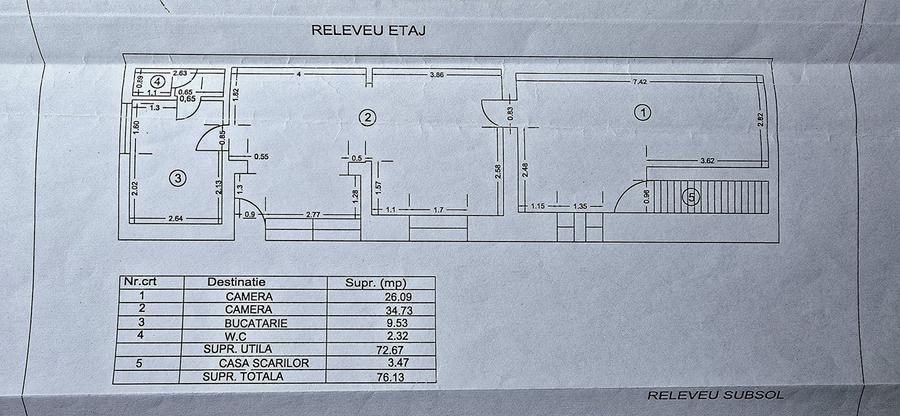 Casa S+P+1+Pod - 210,73 mp + teren 176 mp - Gara Obor - comision 0%