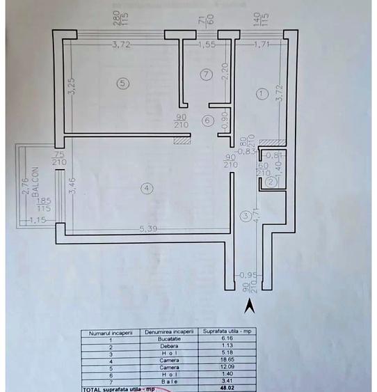 CENTRU-COPOU apartament 2 camere