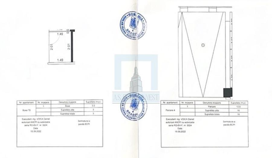 Ap. 2 camere, 2 balcoane, boxa, parcare subterana-zona Avantgarden