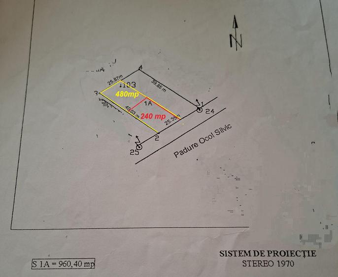 Teren  240/480 mp,  Gavana Platou, toate utilitatile