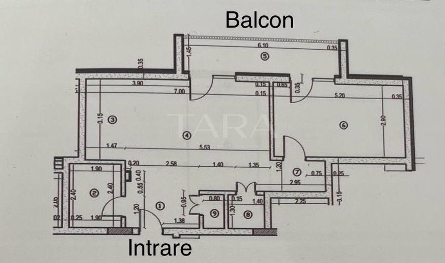 Apartament 2 camere – Baciu, zona Primăriei