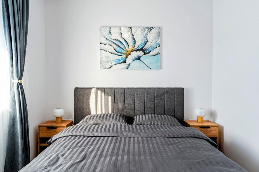 Apartament 2 camere Selimbar, complet mobilat, parcare + incarcare EV