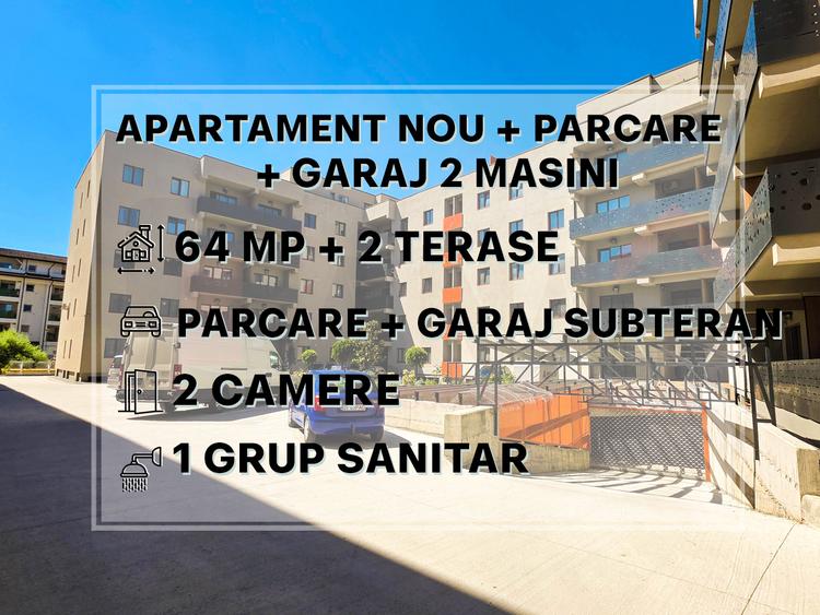 AP. 2 CAM | NOU | Garaj 2 masini | Decomanadat | Parcare| 64 mp |VIDEO