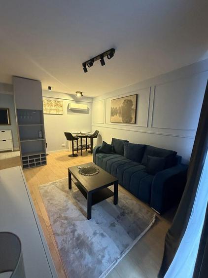 Herăstrău, 2 camere lux, terasa, etaj 1, bloc 2021, prima închiriere, cochet