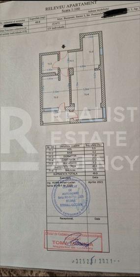 Vânzare, apartament 2 camere, zona Titan