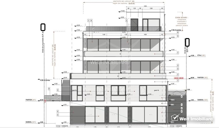 Penthouse Duplex 240 mp utili cu 218 mp Terase BONUS si Panorama Spectaculoasa - 13