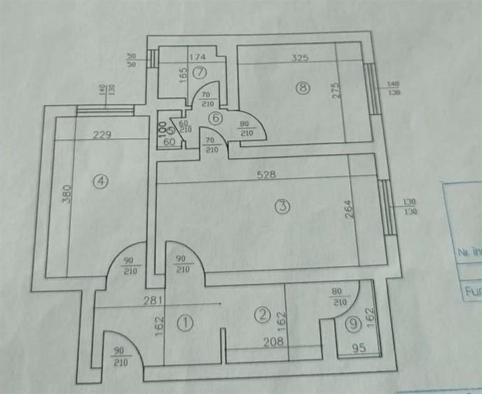 Apartament 3 camere Podu Ros