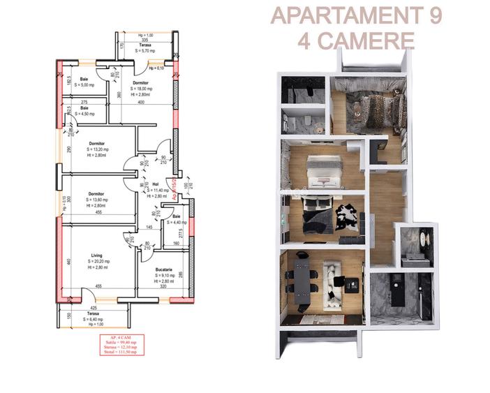 Pallady - 4 Camere - Bloc 2026 - New Gea Residence - Metrou - Parcare - Boxa - 11
