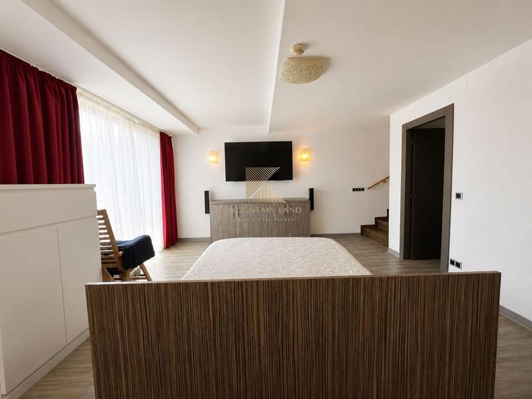 Apartament tip loft cu șemineu, situat în Silver Mountain Resort