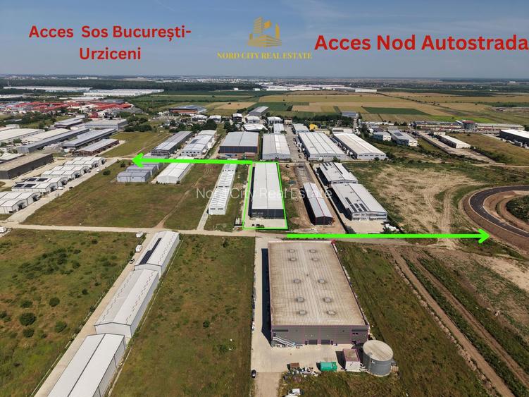 Hală Industrială P+1E | 8.000 mp teren | Acces A0 | DN2 | Afumați - 16