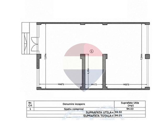 Vanzare spatiu comercial 94 mp capat linii STB