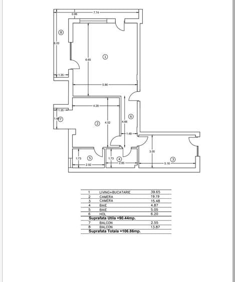 3 camere, etaj 1/3, imobil 2023 - Colentina