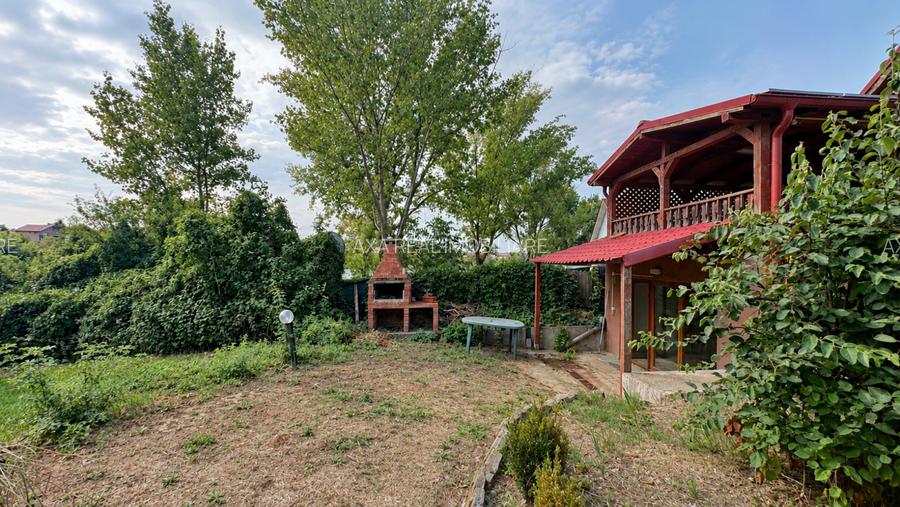 Casă de lemn pe malul lacului, Balotești — 7 camere - 10