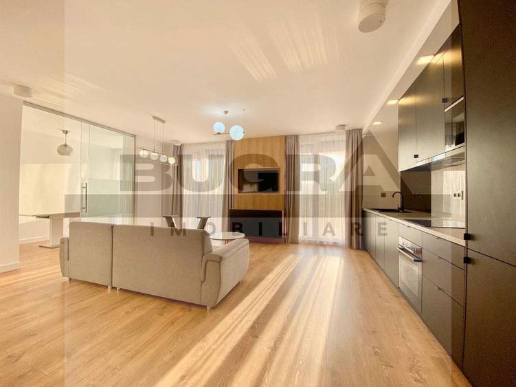 Penthouse superb, terasa 44 mp, parcare, bloc nou, zona C-tin Brancusi