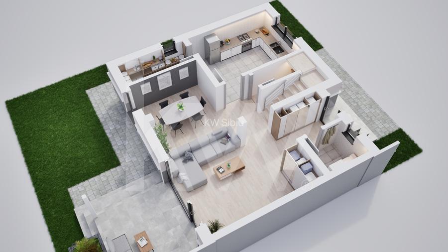 Casa duplex 4 camere in cartier nou Șură Mica - 5