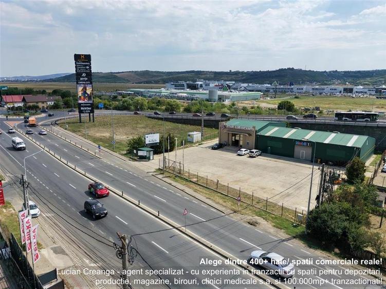 Spatii comerciale 330, 505, 835mp, sos. Pacurari, rond Mall Moldova