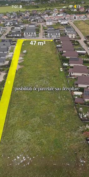 OPORTUNITATE RARĂ ÎN ZONĂ: Teren intravilan 14.250 mp, 95 €/mp