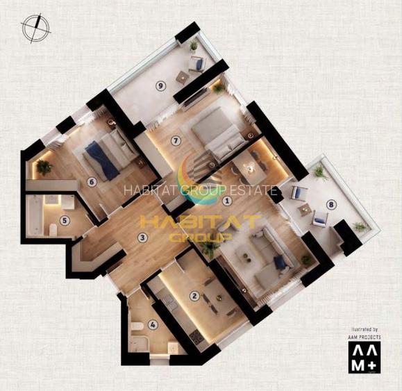 Vanzare Apartament Decomandat 3 Camere 100mp Tineretului - 1
