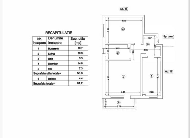 Apartament 2 camere, 61mp, bloc nou 2025, mutare imediata - zona Visan