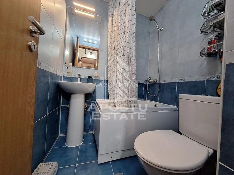 Apartament decomandat,4 camere,2bai,etaj 1 Lipovei,mobilat si utilat