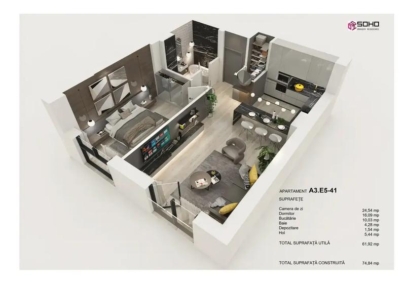 Apartament 2 camere