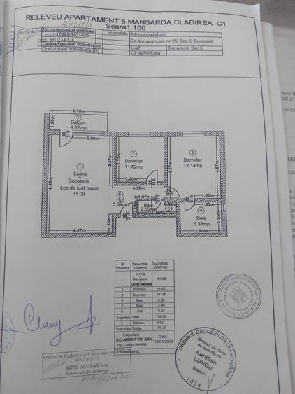 Margeanului,et. 3,bl.2008,centrala proprie,renovat,mobilat,curte interioara,neg.