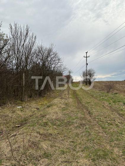 Teren intravilan 791 mp utilitati langa parcela front 13 m Cisnadie