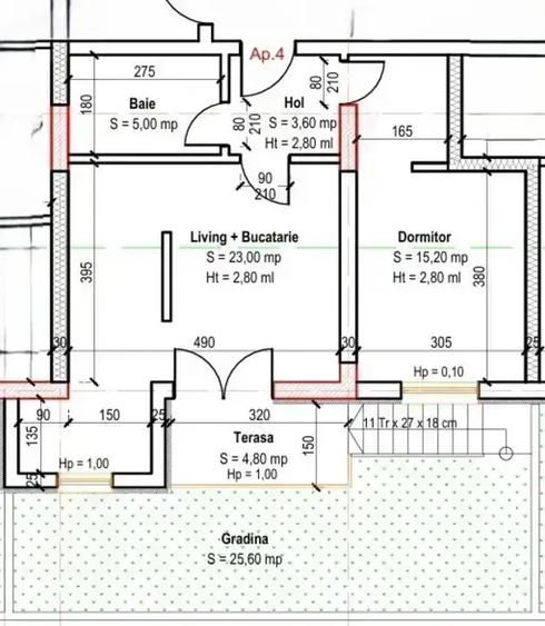 2 Camere cu gradina la 7 minute metrou Nicolae Teclu