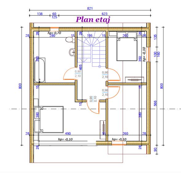 Casă nouă P+E, 115 mp utili, teren 900 mp, aproape de Vatra Dornei