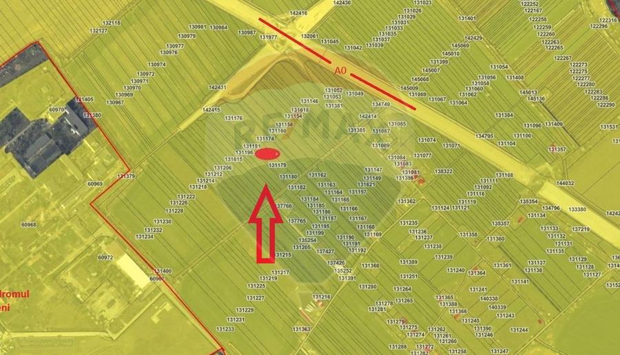 Teren  de vanzare, 558mp Bragadiru, zona de case,langa Centura A0