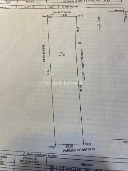 Teren INTRAVILAN în Delta Dunării – 1035 mp – Chilia Veche – locație rară - 8