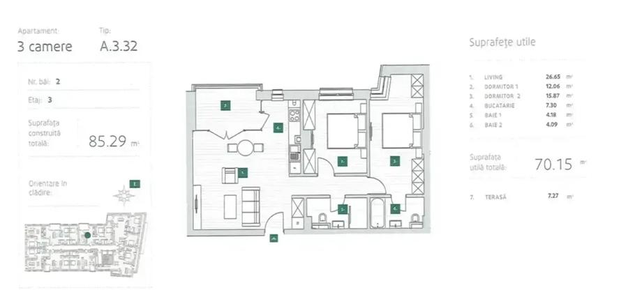 Apartament Lux 3 Camere Pache Protopopescu| Comision 0%|