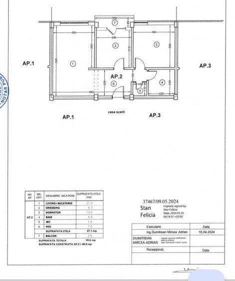 Apartament 2 camere zona Odobescu