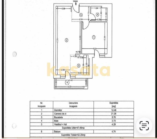 2 camere I Cosmopolis I 52mp I mobilat si utilat I etaj 2