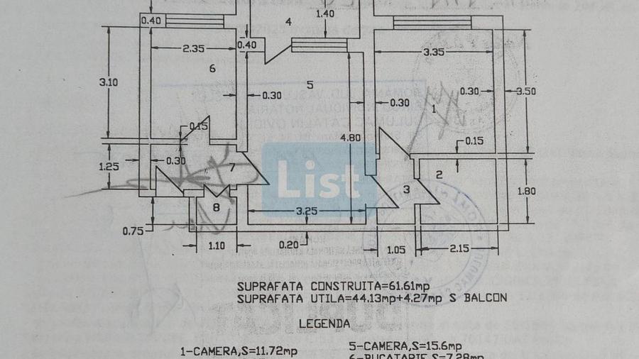 Comision 0! De vanzare apartament renovat cu 2 camere