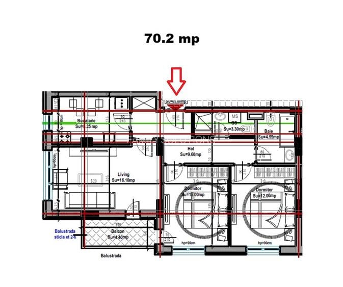 2 camere Metalurgiei Carrefour – proiect nou 2025 - 9