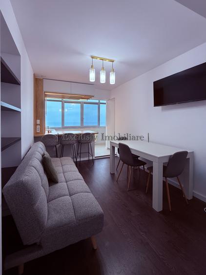 Apartament vedere frontala la mare | Bloc nou - Renovat | Piata Ovidiu | Parcare