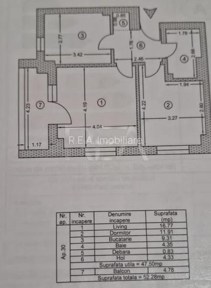 2 camere, 5/6, 52 mp , bloc 2019- Complex Quarto Residence - 11