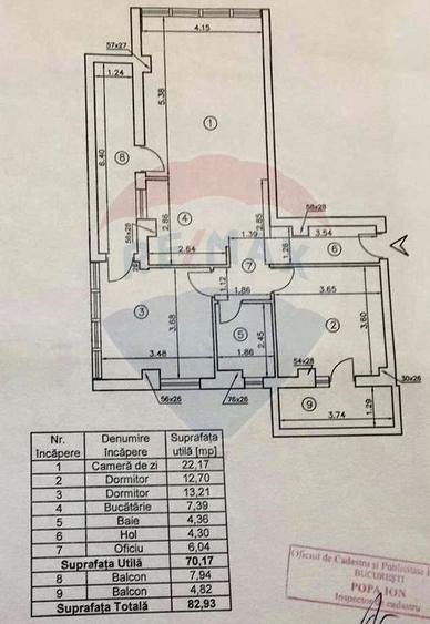 3 camere + birou 80mp | Oituz - Colentina - Andronache | 2 parcari