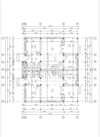 Duplex 5 camere - dormitor la parter - canalizare