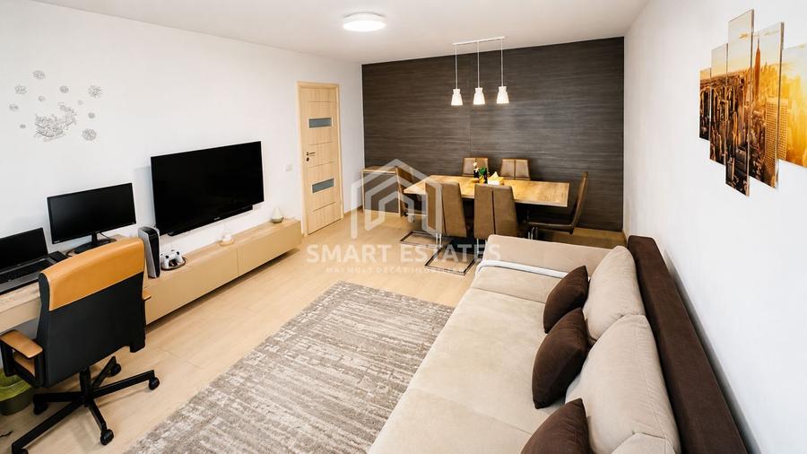 Apartament 2 camere mobilat utilat/ curte