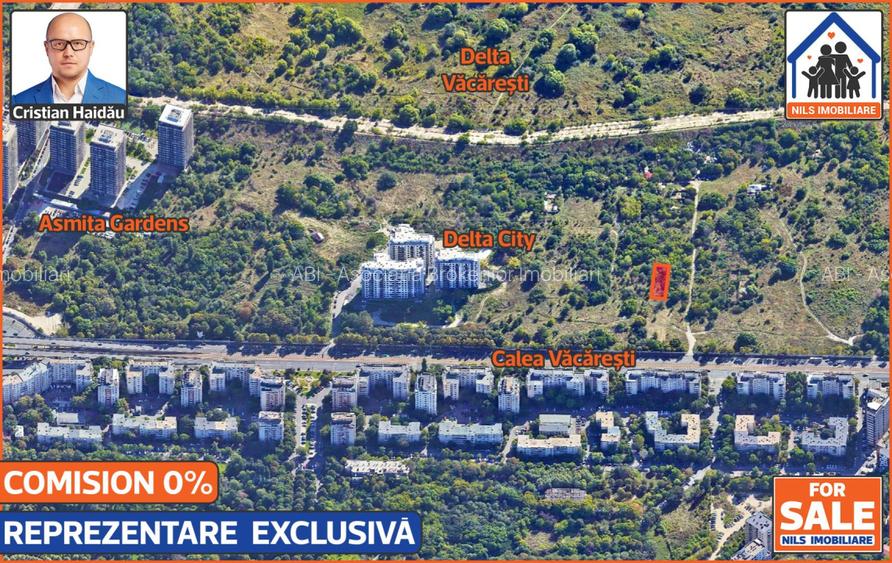 Teren 500mp (12x42) | Calea Vacaresti | POT: 70%-80% | CUT: 4.5 - 4