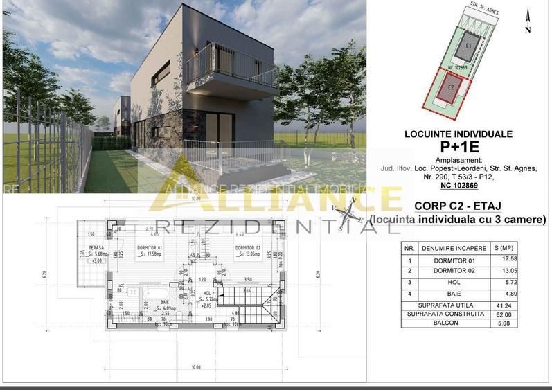 Vila Individuala P+1 Popesti 257 mp Teren - 14