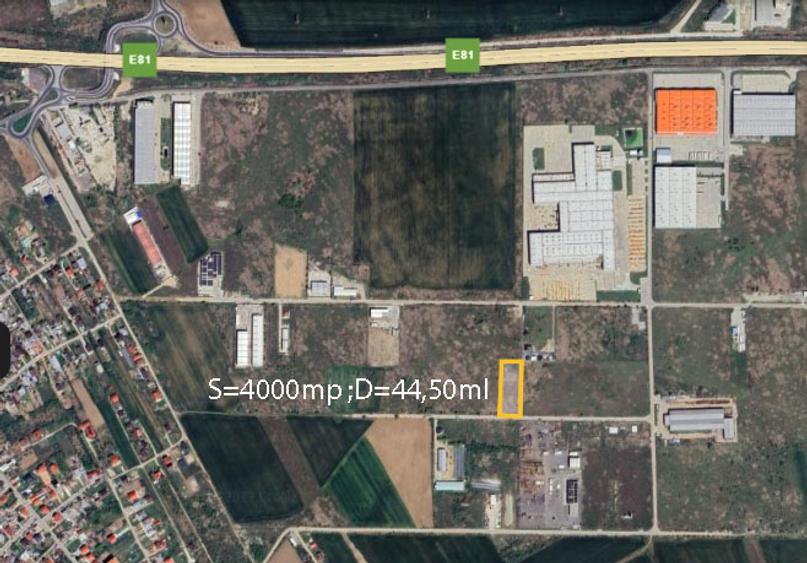 Vanzare teren A1 - Autostrada Bucuresti - Pitesti, KM 23