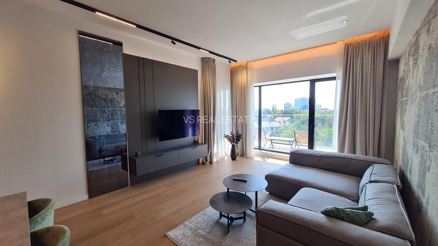APARTAMENT PREMIUM la inchiriere cu 3 camere in One Verdi Park, VEDERE SPRE PARC