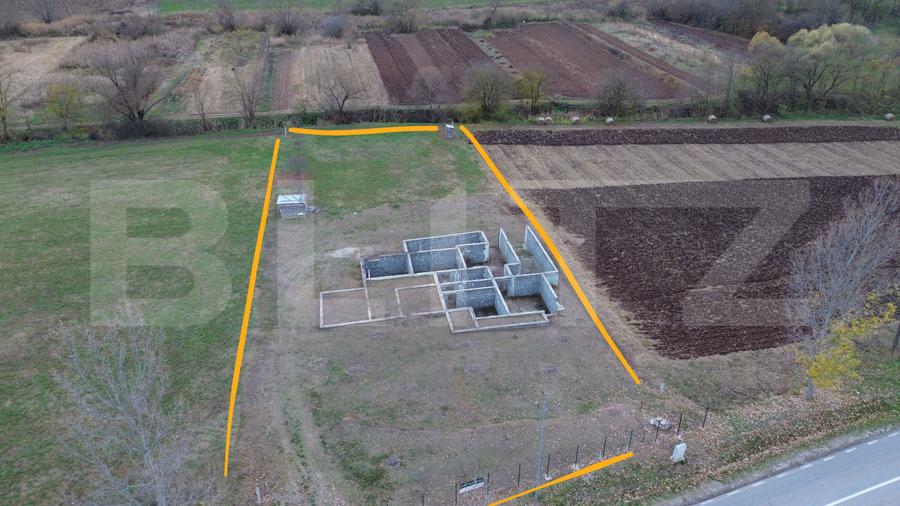 Teren intravilan cu proiect de casa 2600, zona Hapria
