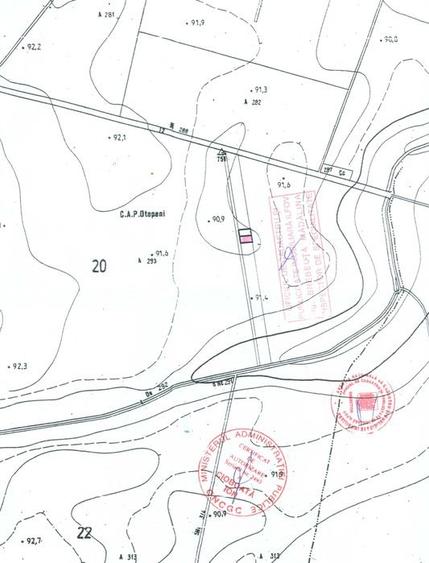 Teren inravilan, Otopeni, str 23 August, 700 mp (560 utili 140 cota de drum)