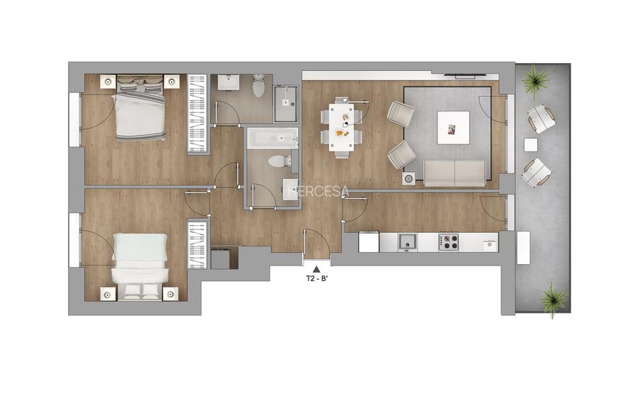 Apartament 3 camere | HERCESA Vivenda Prime - 1