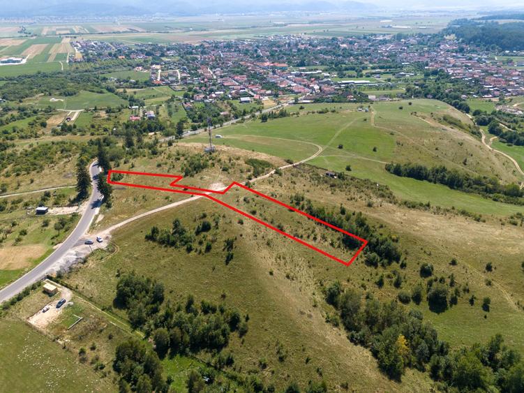 Comision0% Teren recreational 4200mp Vulcan Brasov- curent-asfalt