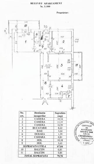 APARTAMENT 3 CAMERE/ PARTIAL MOBILAT/ 10 MINUTE DE METROU - 29